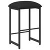 vidaXL Barhocker Schwarz 40 x 32 x 74 cm Holzwerkstoff