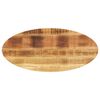 vidaXL Tischplatte 110x40x2,5 cm Oval Massivholz Mango