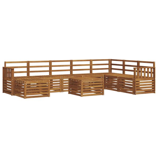 vidaXL Sofagarnituren Natur Massivholz Akazie