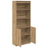 vidaXL Highboard Artisan-Eiche 70x35x180 cm Holzwerkstoff