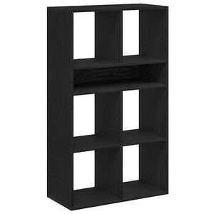 vidaXL B&uuml;cherregal Schwarz 66x31x112 cm Holzwerkstoff