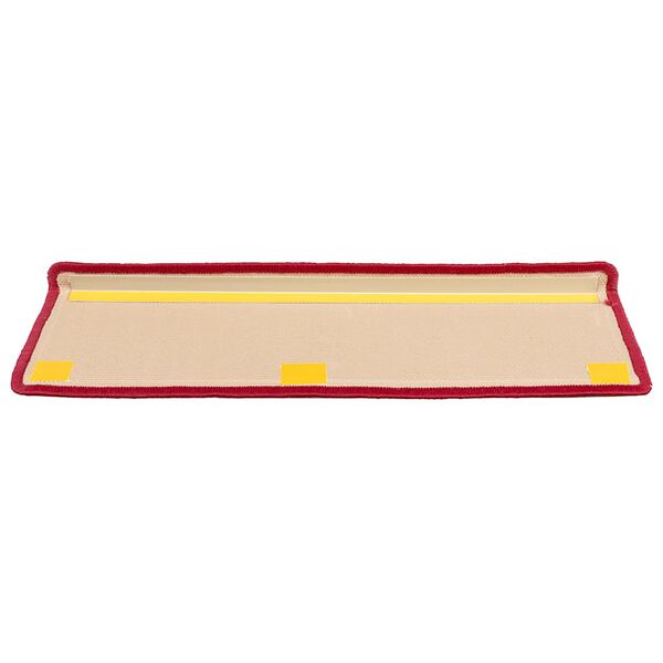 vidaXL Stufenmatten Selbstklebend 5 Stk. 65x21x4 cm Rot