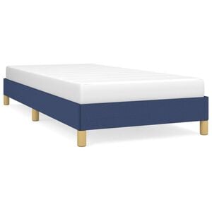 vidaXL Bettgestell ohne Matratze Blau 80x200 cm Stoff