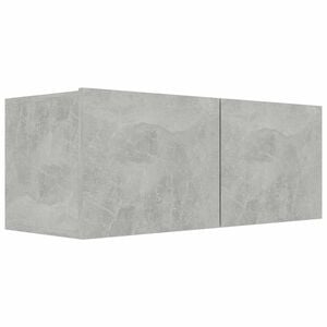 vidaXL TV-Schrank Betongrau 80x30x30 cm Holzwerkstoff