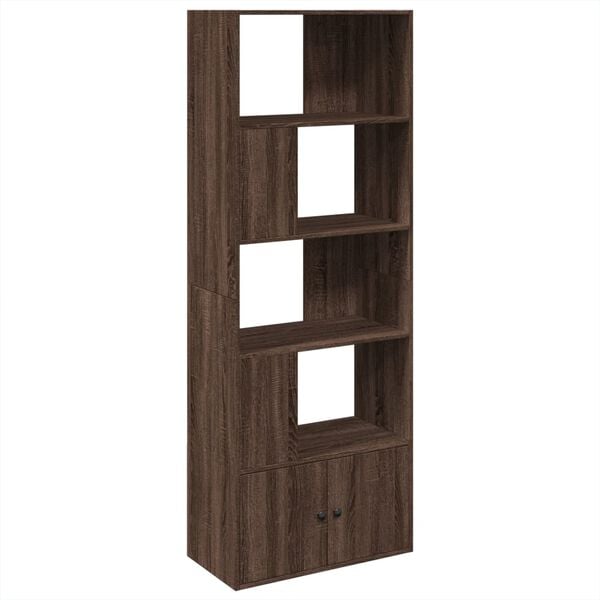 vidaXL Bücherregal Braun Eichen-Optik 70x36x189 cm Holzwerkstoff