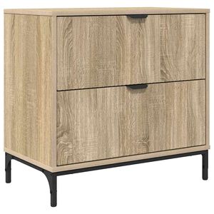 vidaXL Nachttisch Sonoma-Eiche 63,5 x 36 x 61 cm Holzwerkstoff