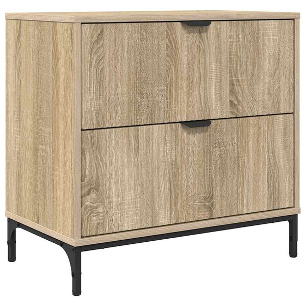 vidaXL Nachttisch Sonoma-Eiche 63,5 x 36 x 61 cm Holzwerkstoff