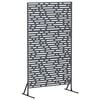 vidaXL Sichtschutz 100 x 50 x 180 cm Stahl Anthrazit