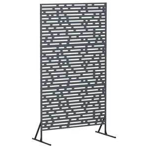 vidaXL Sichtschutz 100 x 50 x 180 cm Stahl Anthrazit