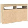 vidaXL Sideboard Sonoma-Eiche 116 x 30 x 75 cm Holzwerkstoff