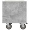 vidaXL Nachttisch Beton Grau 40,5 x 40 x 48 cm Holzwerkstoff