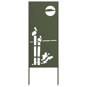vidaXL Garten Sichtschutz-Leinwand Olivgr&uuml;n 50 x 140 cm
