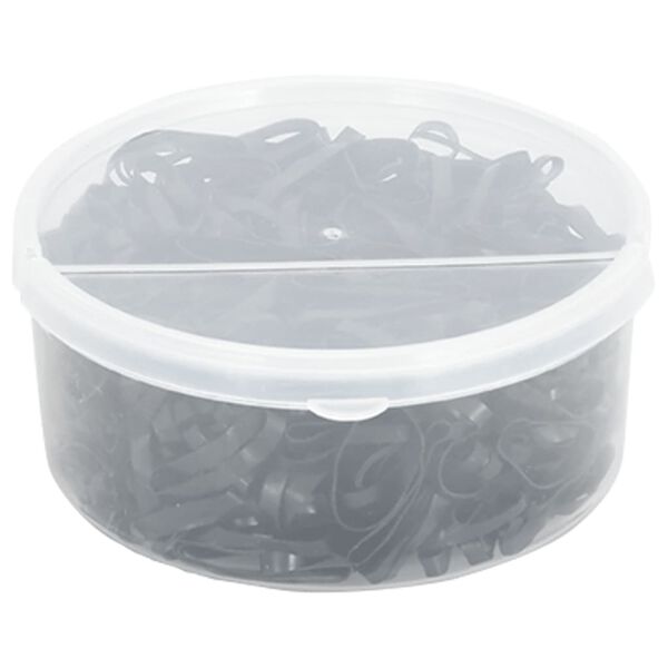 vidaXL Flechtb&auml;nder f&uuml;r Pferde 500 Stk. Schwarz Silikon