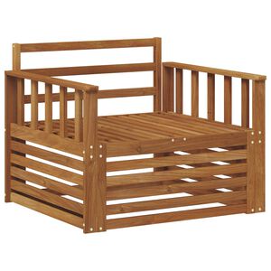 vidaXL 2 St&uuml;ck Outdoor-Sofa Natur