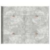 vidaXL Aufbewahrungsbettgestell Beton Grau 140 x 190 cm Holzwerkstoff