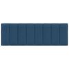 vidaXL Kopfteil-Kissen "Hanko" Blau 120 cm Stoff