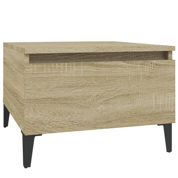 vidaXL Beistelltisch Sonoma-Eiche 50x46x35 cm Holzwerkstoff