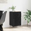 vidaXL Sideboard mit Schubladen Schwarz Eichen-Optik 40 x 35 x 70 cm