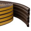 vidaXL Selbstklebende Fensterdichtung Braun 9 x 6 mm 25 m