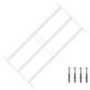 vidaXL Sicherheitsgitter f&uuml;r Fenster mit 3 Querstangen 3 stk. 43-74 cm