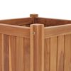 vidaXL Hochbeet 50x50x50 cm Massivholz Teak