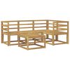 vidaXL Outdoor-Sofagarnitur 5 pcs Wei&szlig; 59 x 59 x 37 cm