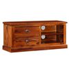 vidaXL TV-Schrank Massivholz Akazie 90x30x40 cm
