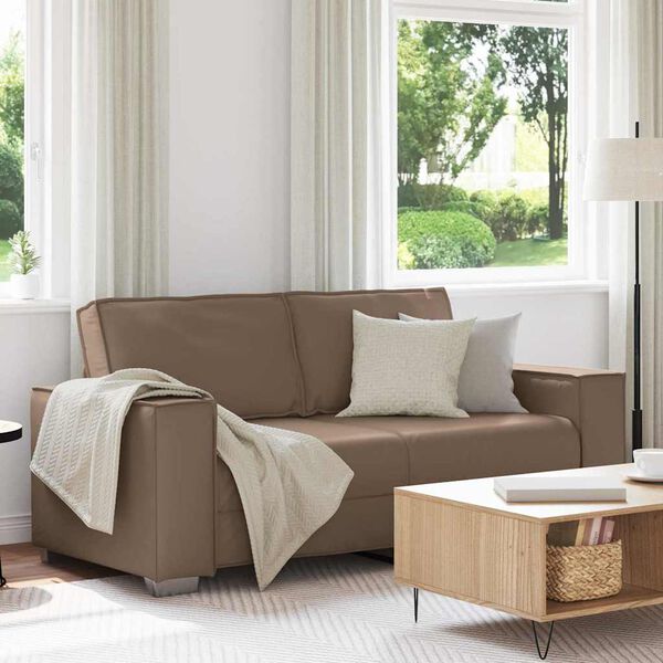vidaXL Sofa Cappuccino 180 x 80 x 84 cm Stoff