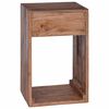 vidaXL Nachttisch Braun 63 x 30 x 79 cm Massives Mahagoni Holz