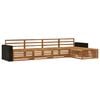 vidaXL Outdoor-Sofagarnitur 5 stk. Natur Massivholz Akazie