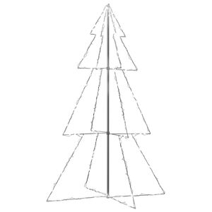 vidaXL Weihnachtsbaum in Kegelform 240 LEDs Indoor Outdoor 118x180 cm