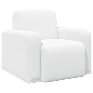 vidaXL Sessel Wei&szlig; Stoff