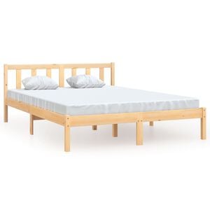 vidaXL Massivholzbett Kiefernholz 120x200 cm