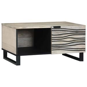 vidaXL Couchtisch Wei&szlig; 80 x 50 x 40 cm Holzwerkstoff