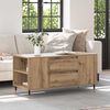 vidaXL Couchtisch Artisan-Eiche 102 x 44,5 x 50 cm Holzwerkstoff