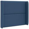 vidaXL Kopfteil Ohr Blau 80 x 16 x 4 cm Stoff