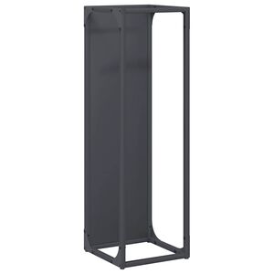 vidaXL Brennholzregal Anthrazit 25x25x80 cm Kaltgewalzter Stahl