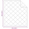 vidaXL Decke mit Kissen 3 pcs Wei&szlig; Mikrofaser und Daunenfedern