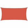 vidaXL Sonnensegel 160 g/m&sup2; Terrakottarot 4x7 m HDPE
