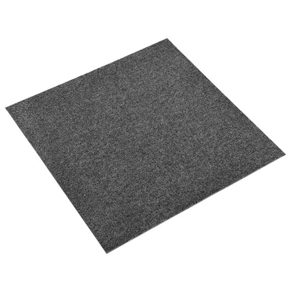 vidaXL Teppich 20 pcs Anthrazit 50 x 50 cm 100% Polypropylen