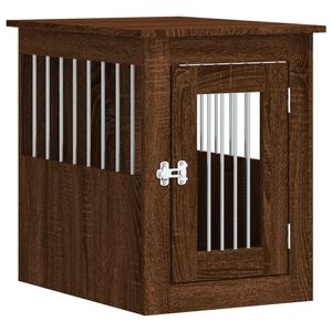 vidaXL Hundek&auml;fig im M&ouml;belstil Braun Eichen-Optik 45x62x59 cm