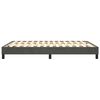 vidaXL Boxspringbettgestell Dunkelgrau 140x190 cm Samt