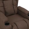 vidaXL Relaxsessel Taupe Stoff