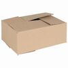 vidaXL Faltbox mit Speicher 50 Stk. Natur 25 x 17,5 x 10 cm Karton