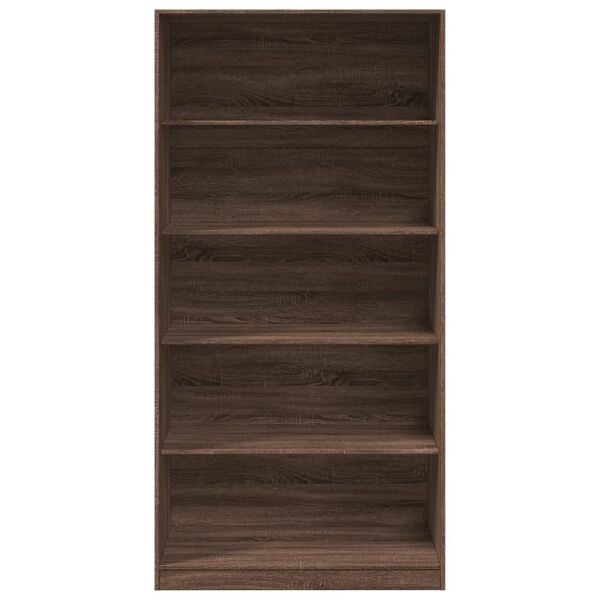 vidaXL Kleiderschrank Braun Eiche-Optik 100x50x200 cm Holzwerkstoff