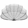 vidaXL Pool-Dome Transparent 592 x 590 x 275 cm PVC