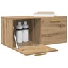 vidaXL Wandschrank Artisan-Eiche 80 x 36.5 x 35 cm Holzwerkstoff