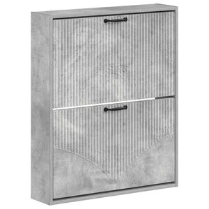 vidaXL Wandmontierter Schuhschrank HOORN 71 x 17 x 86 cm Holzwerkstoff