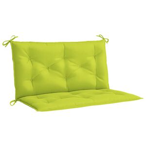 vidaXL Gartenbank-Auflage Hellgr&uuml;n 100x(50+50)x7 cm Oxford-Gewebe
