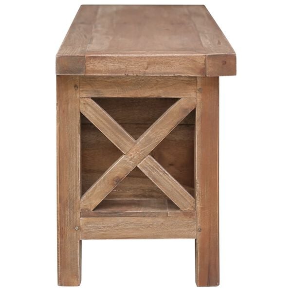 vidaXL TV-Schrank mit 3 Schubladen 120×30×40 cm Massivholz Mahagoni